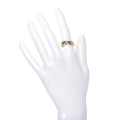Cartier 18K Yellow Gold Diamond Constellation Trinity Ring 49 4.75 2 of 5