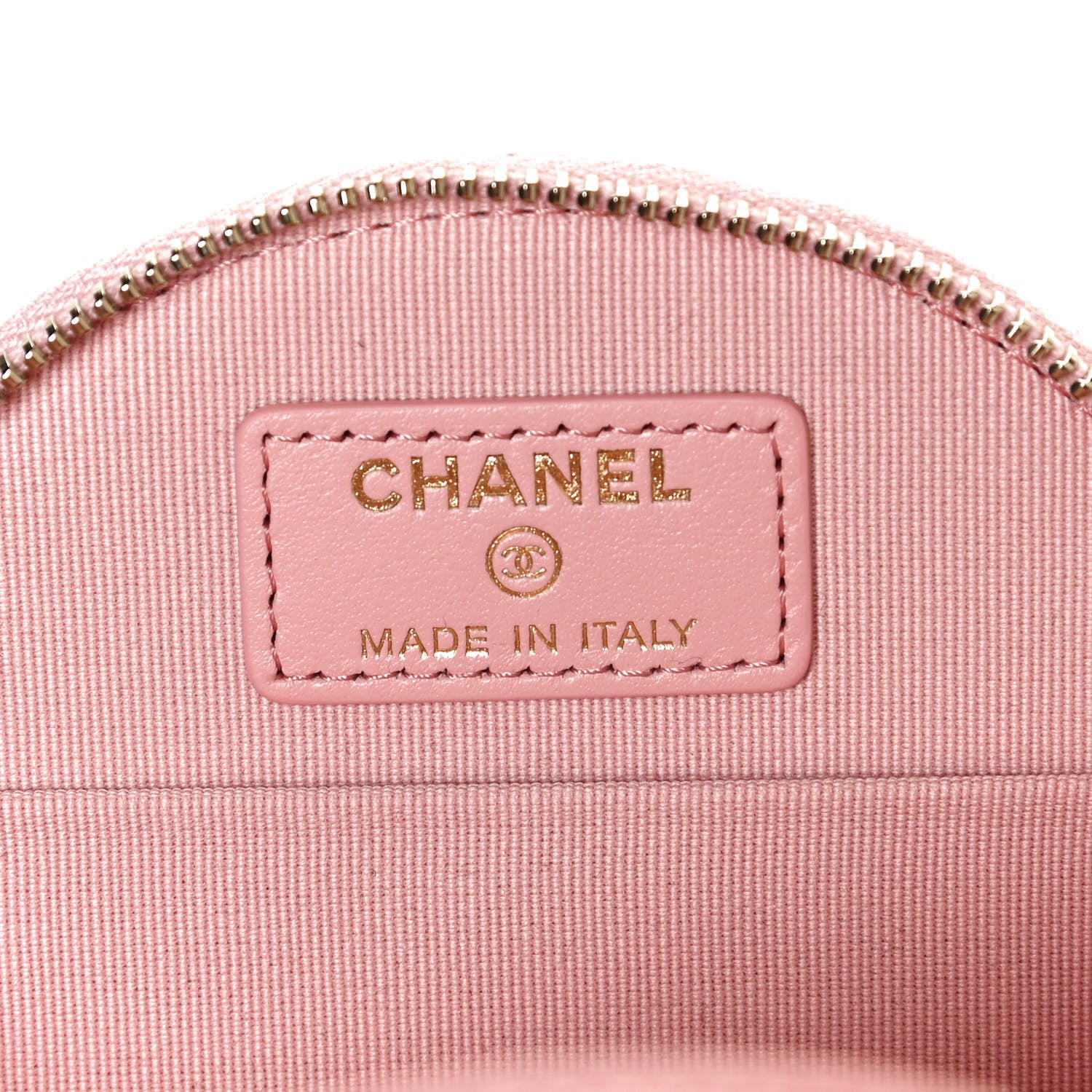 Chanel Caviar Quilted Round Handle With Care Vanity With Chain Pink 6 of 12