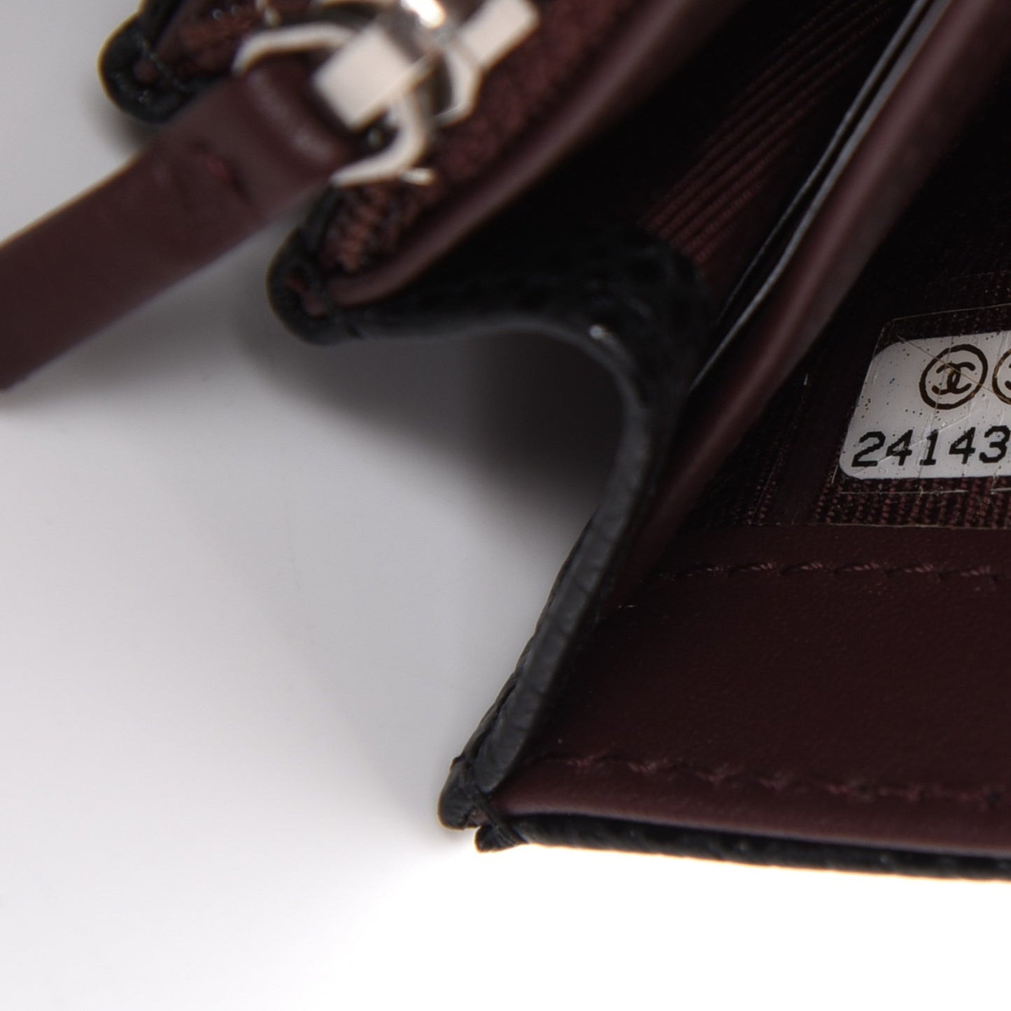 Caviar Quilted Large Flap Wallet Black