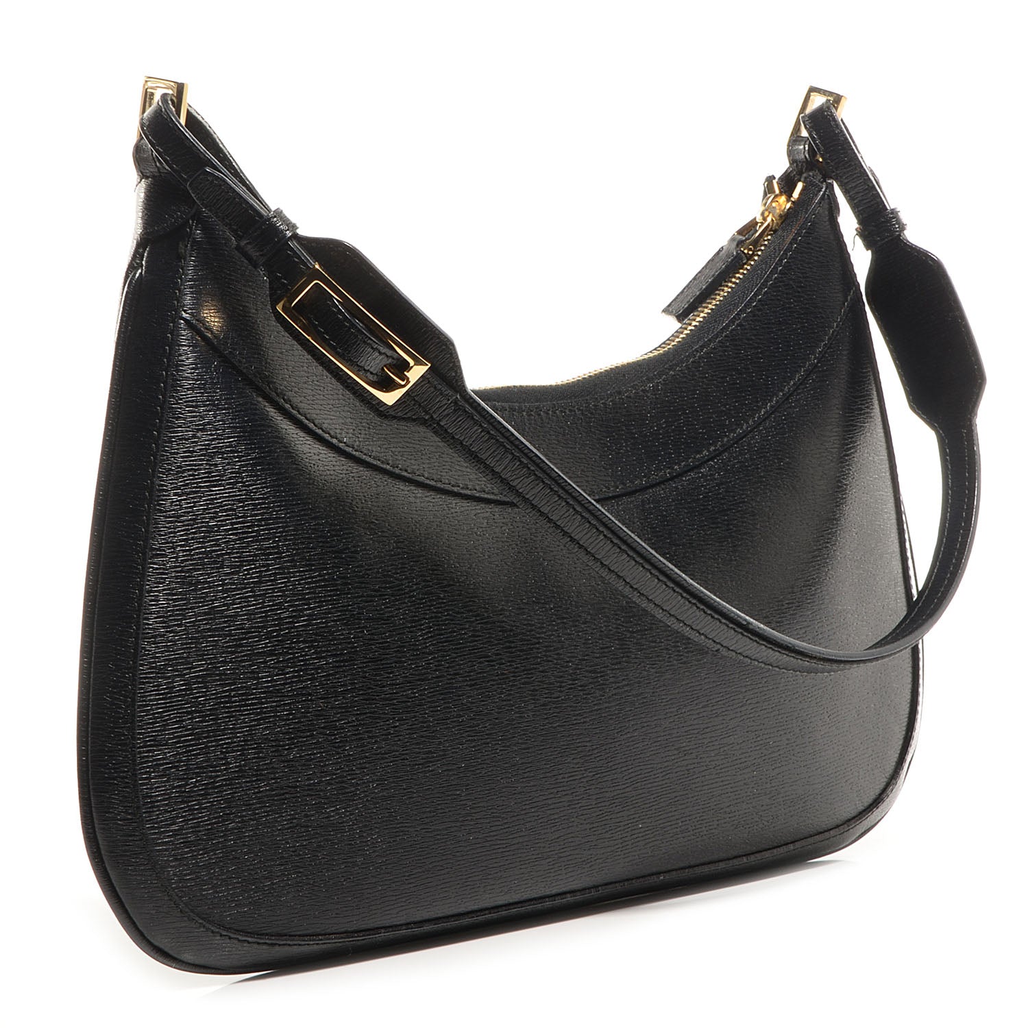 Gucci Leather Medium Hobo Black 3 of 7