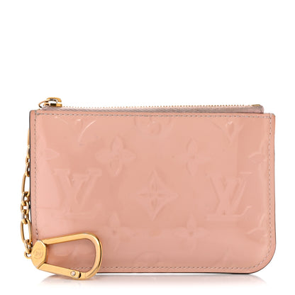 Louis Vuitton Vernis Key Pouch Rose Ballerine 1 of 10