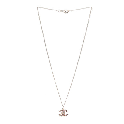 Chanel Crystal CC Necklace Gold Multicolor 3 of 5