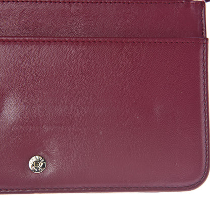 Chanel Calfskin Studded Quilted Boy Wallet On Chain WOC Dark Pink 10 of 22