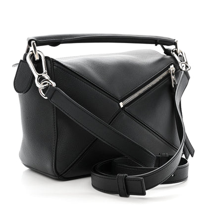 Loewe Calfskin Small Puzzle Bag Black 3 of 11