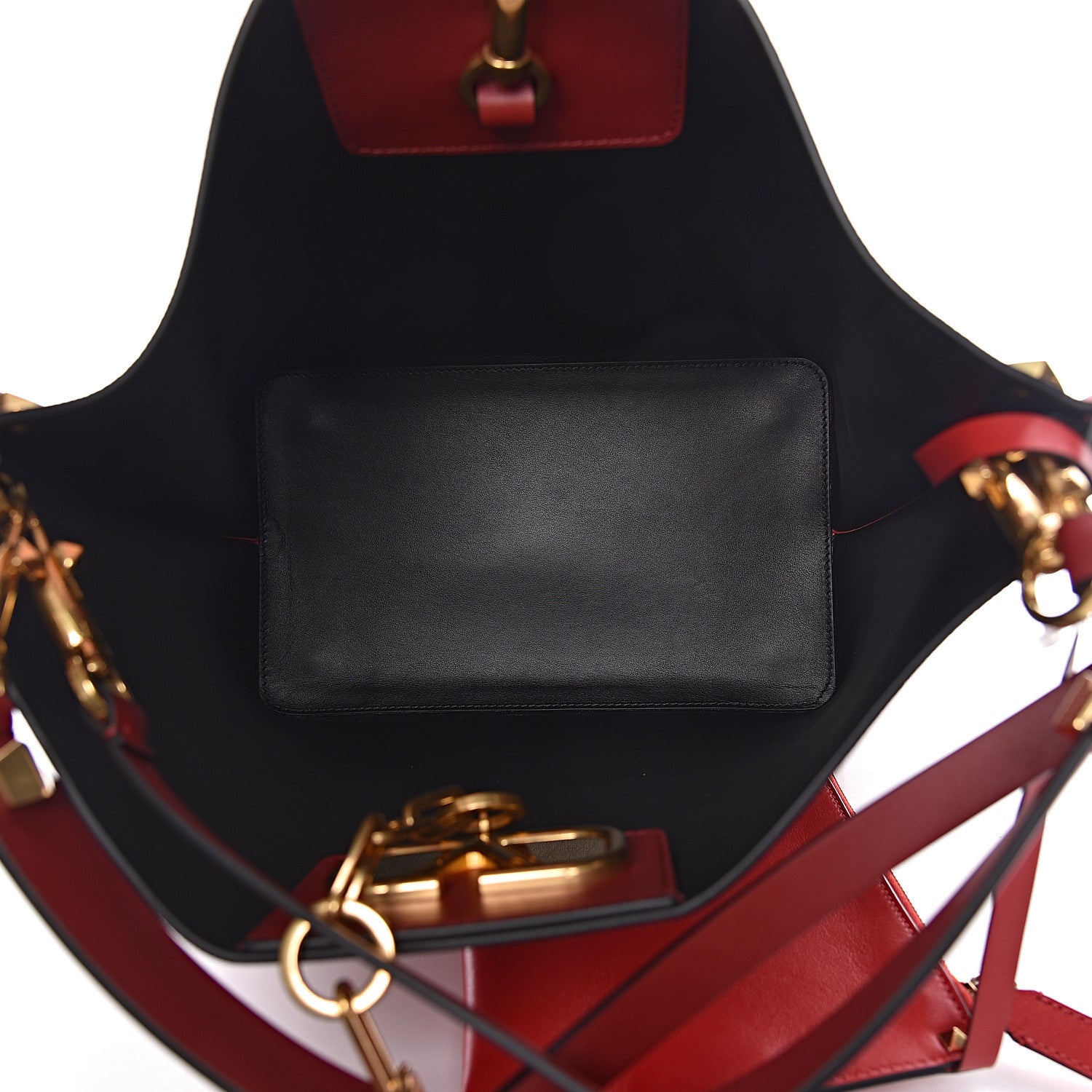 Valentino Garavani Grainy Calfskin VLogo Escape Hobo Bag Rosso Valentino 7 of 11