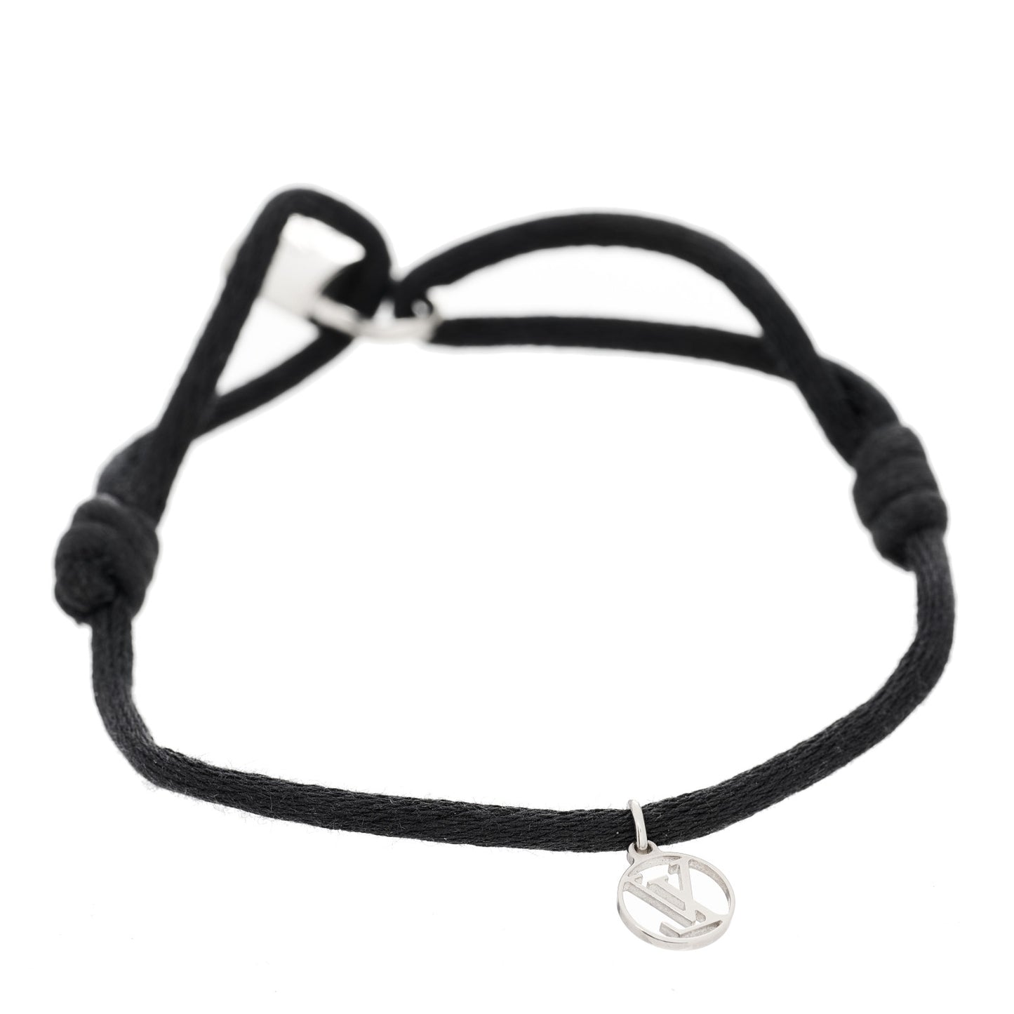 X UNICEF Sterling Silver Lockit Bracelet Black