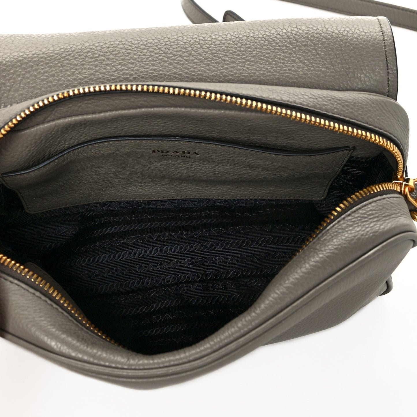 Vitello Phenix Crossbody Bag Argilla