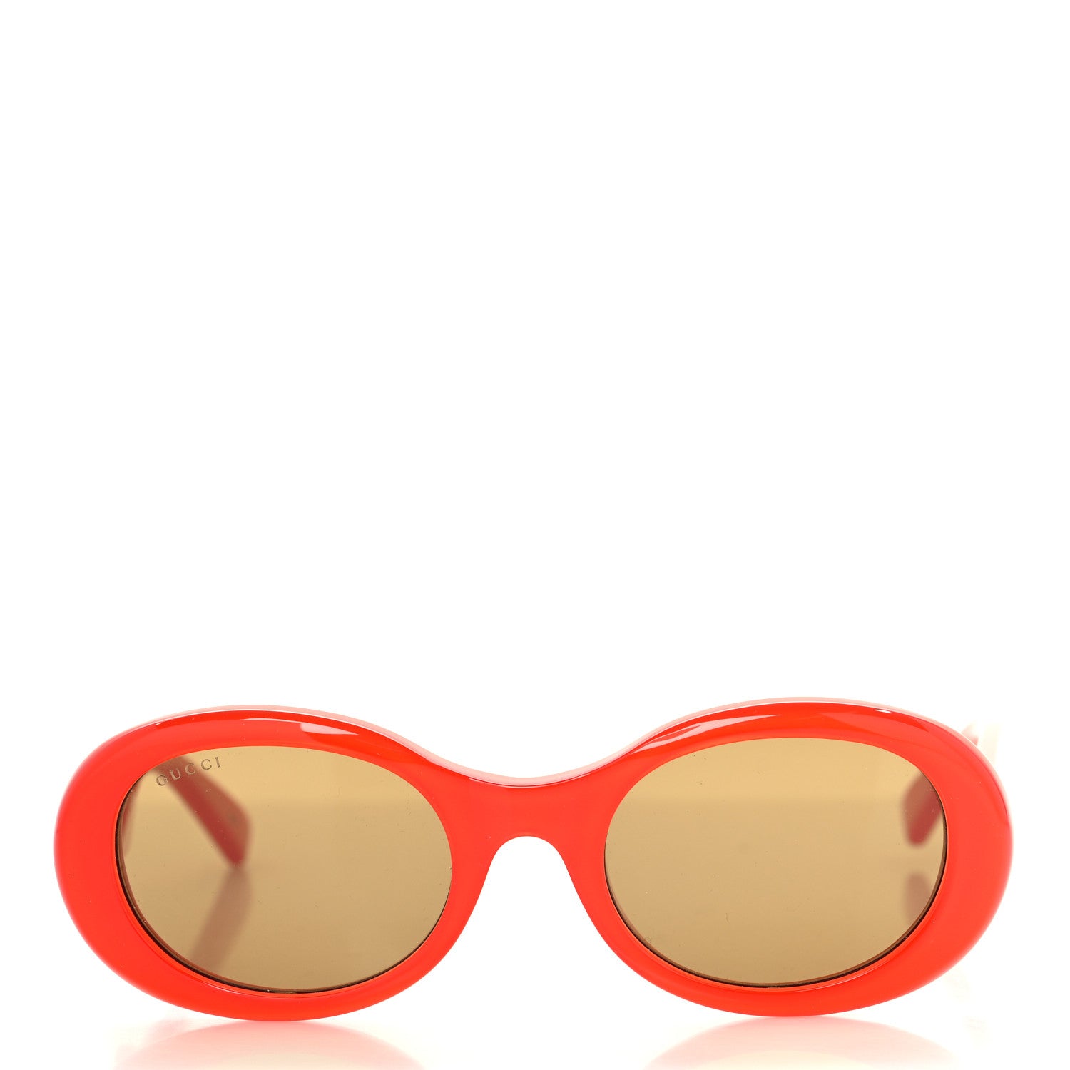Gucci Acetate Oval Frame GG1587S Sunglasses Orange 2 of 7