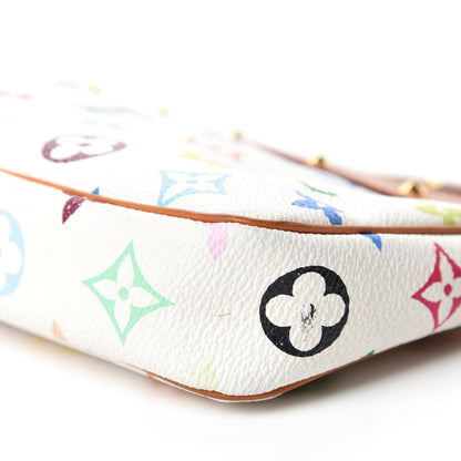 Louis Vuitton Monogram Multicolor Pochette Accessories White 7 of 13