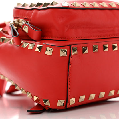 Valentino Garavani Vitello Mini Rockstud Backpack Deep Orange 8 of 11
