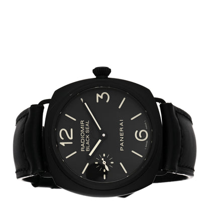 Panerai Ceramic Calfskin 45mm Radiomir Black Seal Manual Winding Watch Black PAM00292 2 of 5