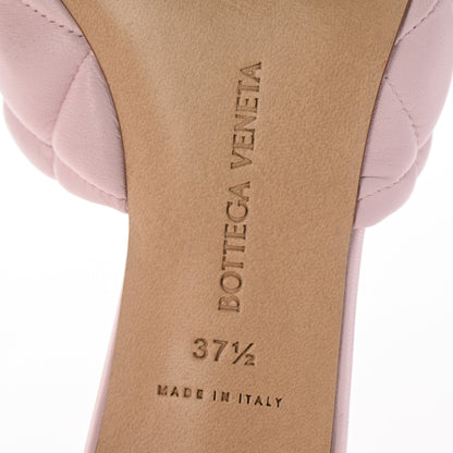 Bottega Veneta Nappa Padded Kitten Heel Mule Sandals 37.5 Cameo 7 of 10