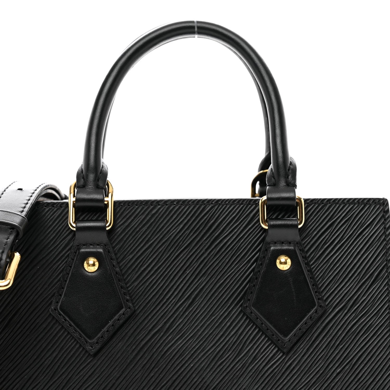 Louis Vuitton Epi Sac Plat BB Black 5 of 10