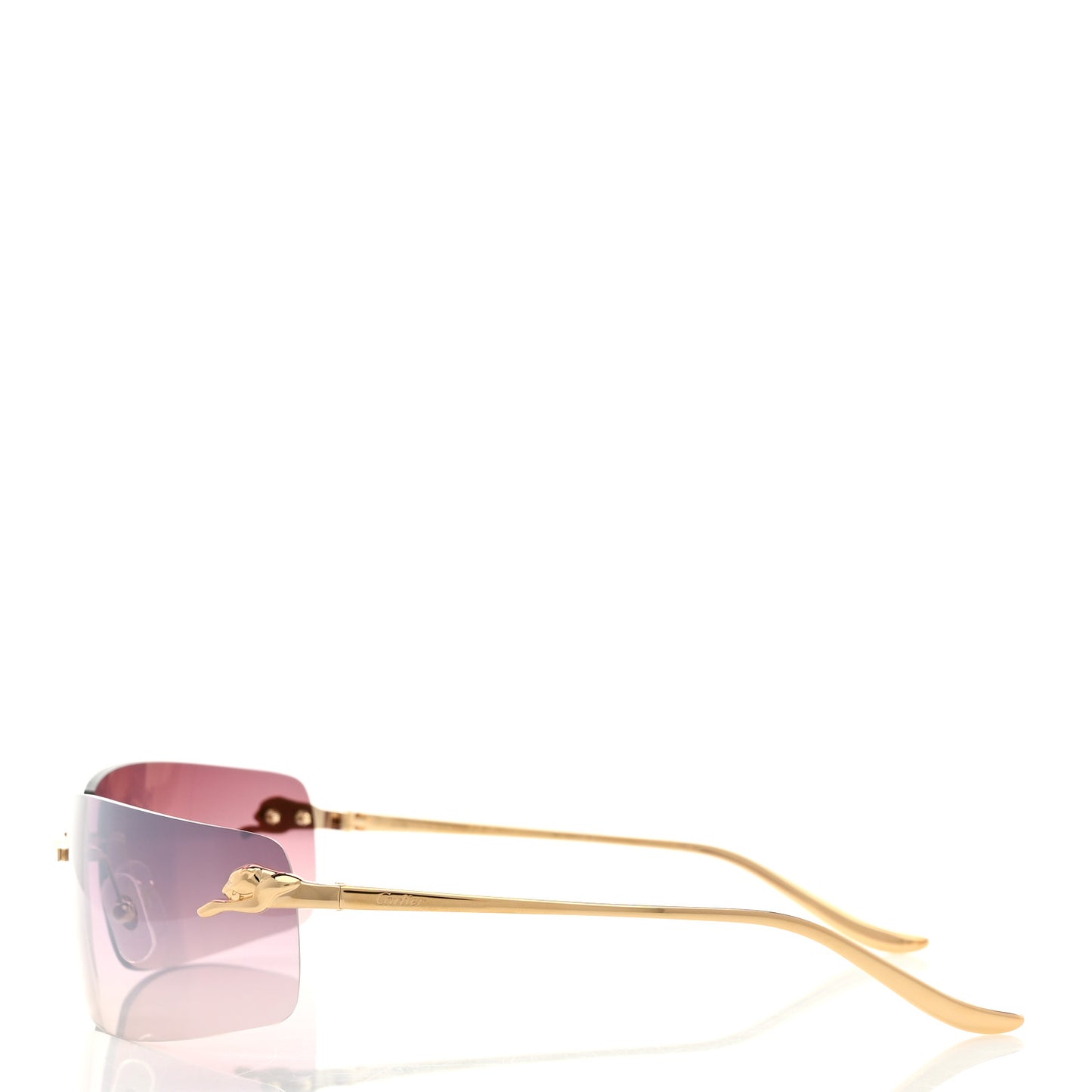 Panthere De Cartier Sunglasses CT0503S Gold