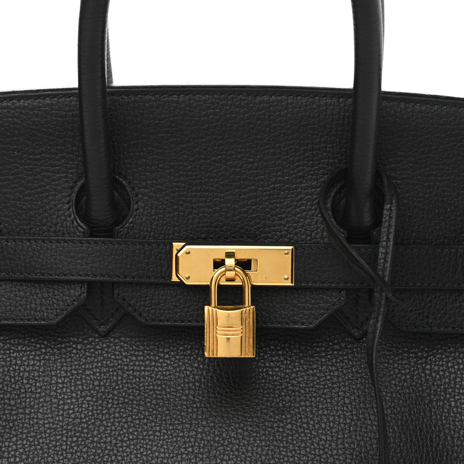 Hermes Taurillon Clemence Birkin 35 Black 7 of 12