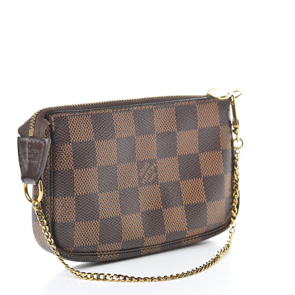 Louis Vuitton Damier Ebene Mini Pochette Accessories 3 of 14