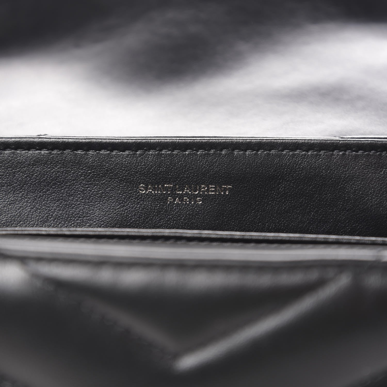 Saint Laurent Calfskin Y Quilted Monogram Toy Loulou Crossbody Bag Black 5 of 10