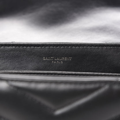 Saint Laurent Calfskin Y Quilted Monogram Toy Loulou Crossbody Bag Black 5 of 10