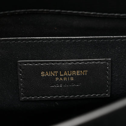 Saint Laurent Calfskin Medium Monogram Sunset Black 6 of 10