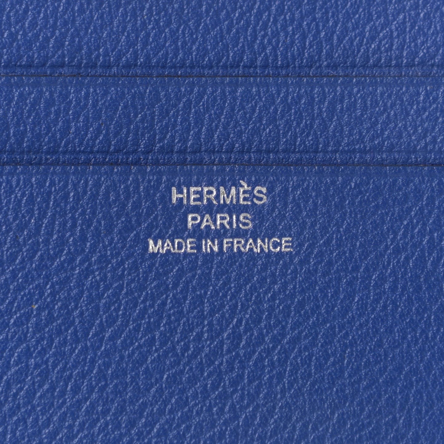 Evercolor Citizen Twill Card Case Bleu Royal Celeste Orange Poppy