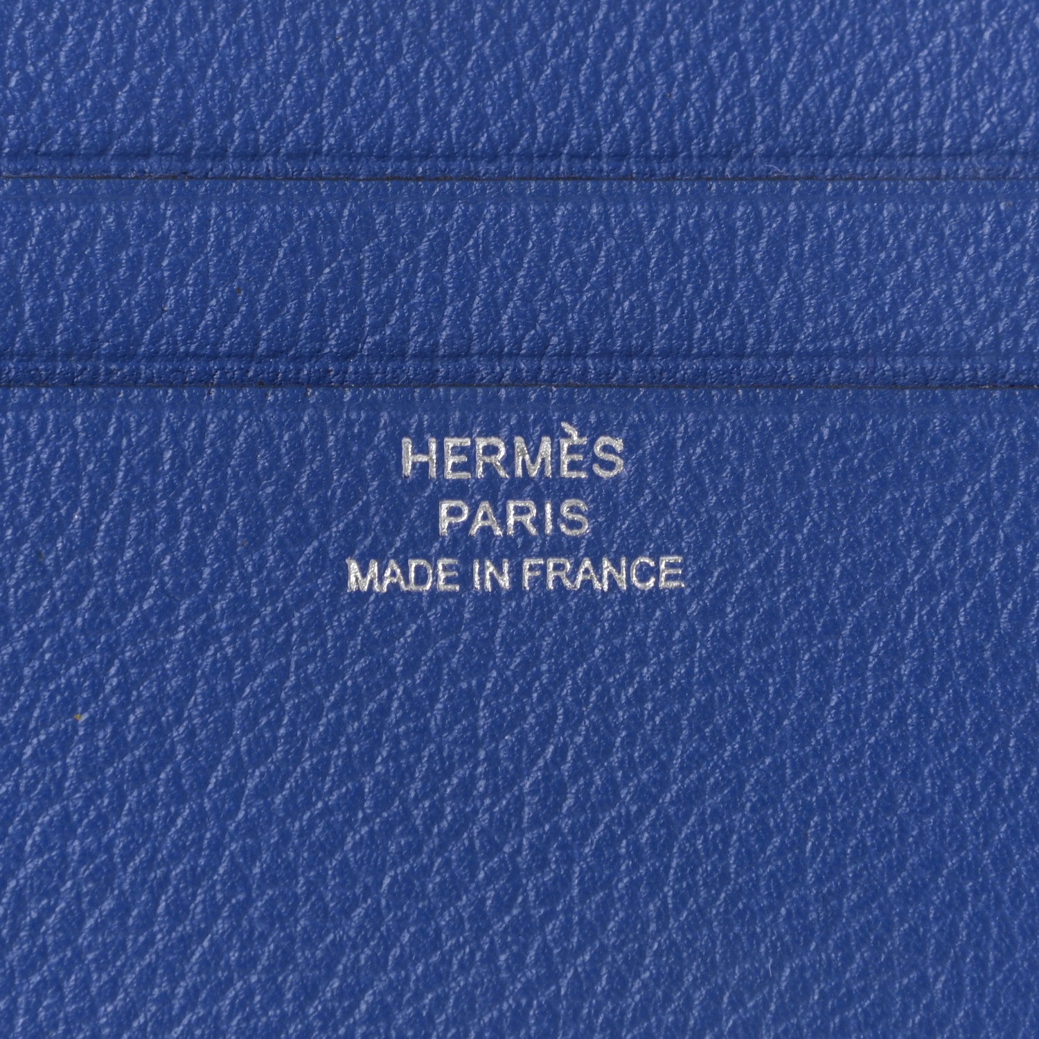 Hermes Evercolor Citizen Twill Card Case Bleu Royal Celeste Orange Poppy 6 of 7