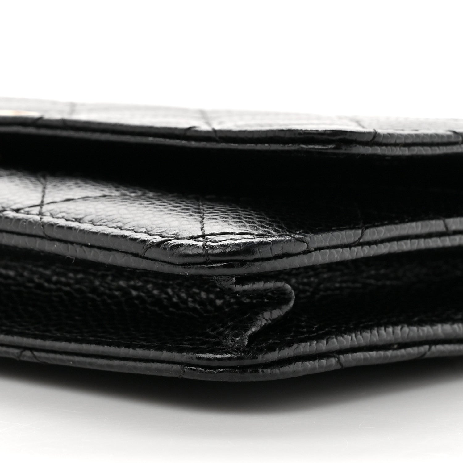 Chanel Caviar Quilted Wallet on Chain WOC Black 10 of 11