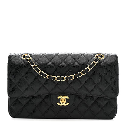 Chanel Caviar Quilted Medium Double Flap Black 1 of 11