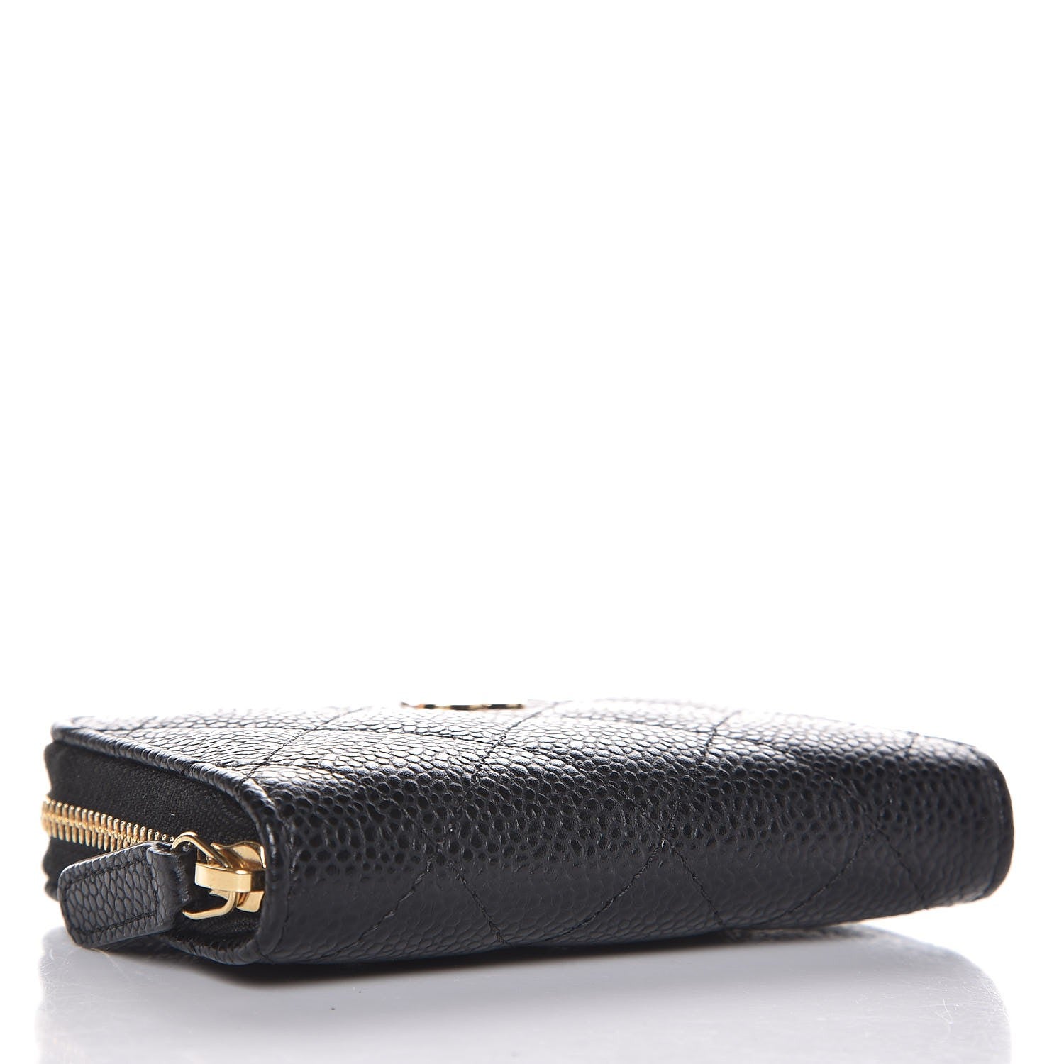 Chanel Caviar Quilted Zip Coin Purse Black 4 of 8