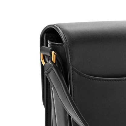 Salvatore Ferragamo Calfskin Gancini Shoulder Bag Black 13 of 15