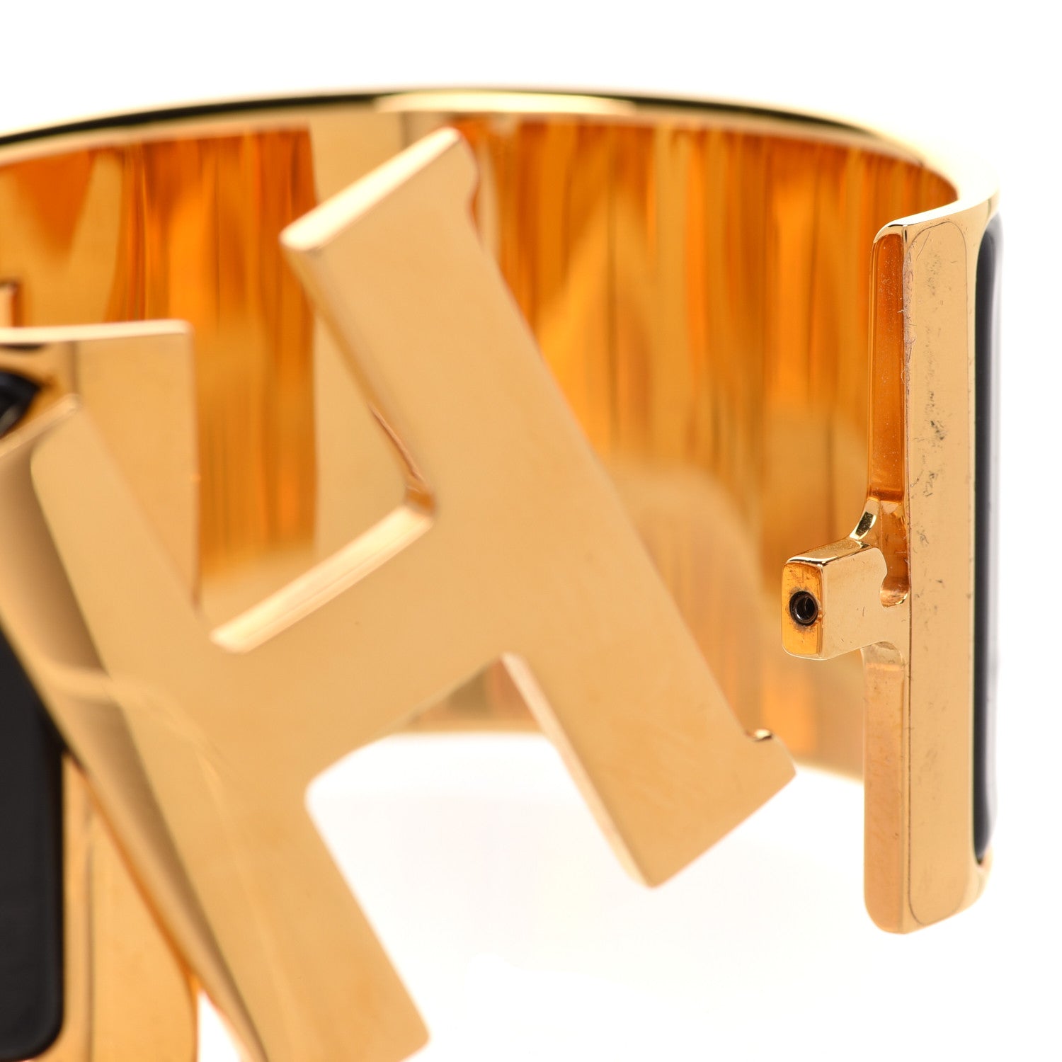 Hermes Enamel Extra Wide Clic Clac H Bracelet PM Black 4 of 6