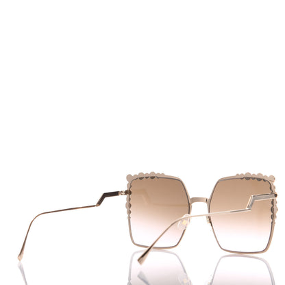 Fendi Square Dots Sunglasses FF 0259/S Black 4 of 7