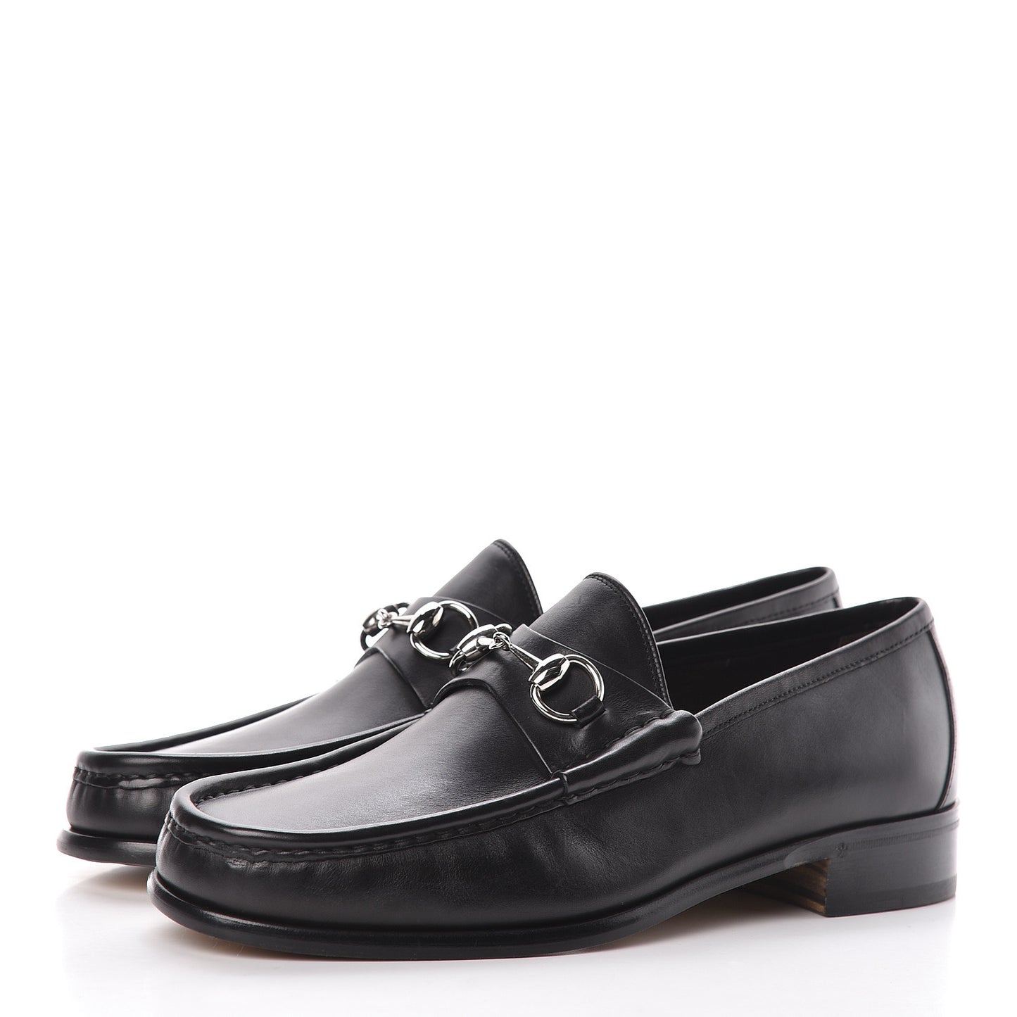 Calfskin Mens 1953 Horsebit Loafers 8.5 Black