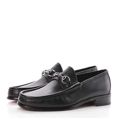 Gucci Calfskin Mens 1953 Horsebit Loafers 8.5 Black 3 of 16