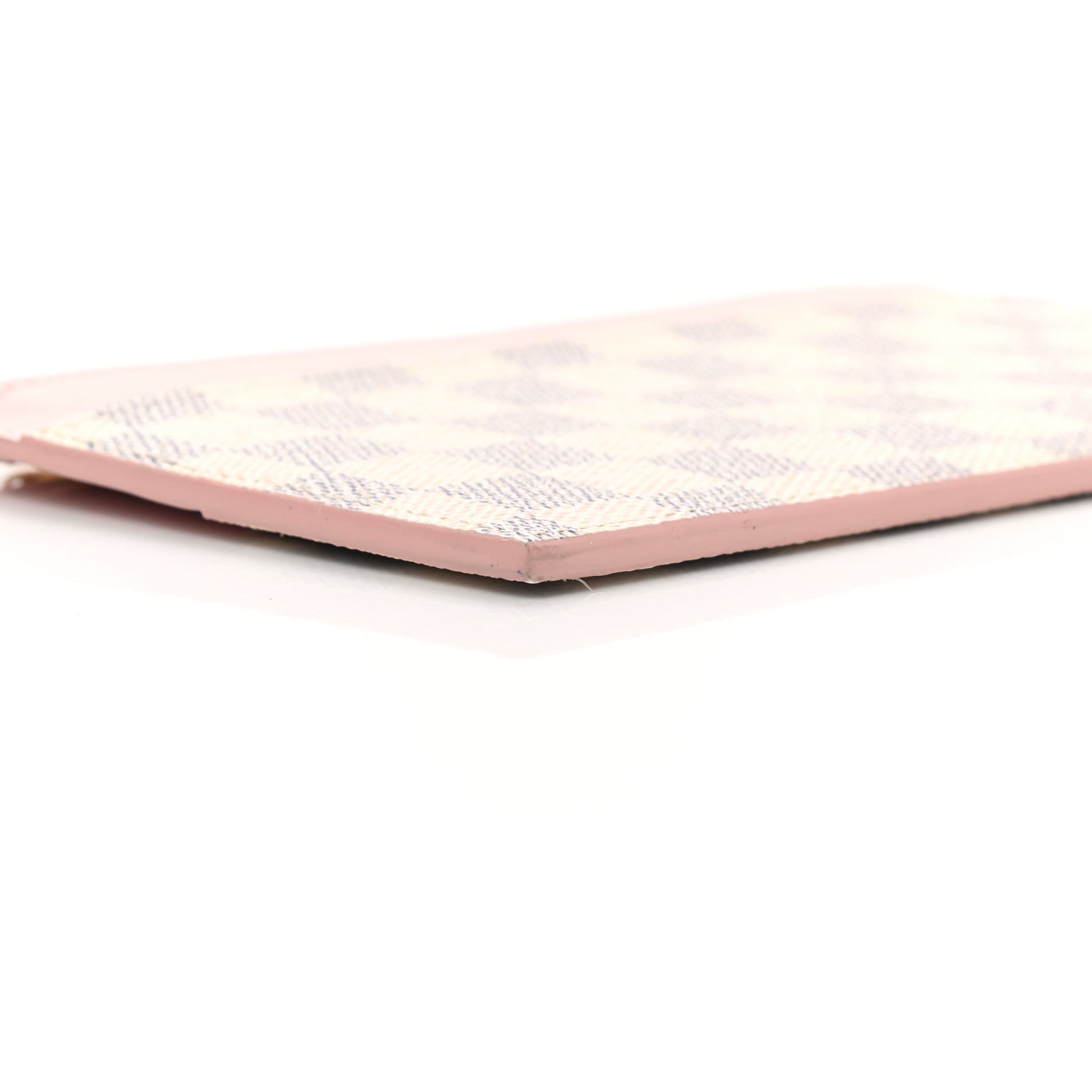 Louis Vuitton Damier Azur Slim Purse Rose Ballerine 7 of 9
