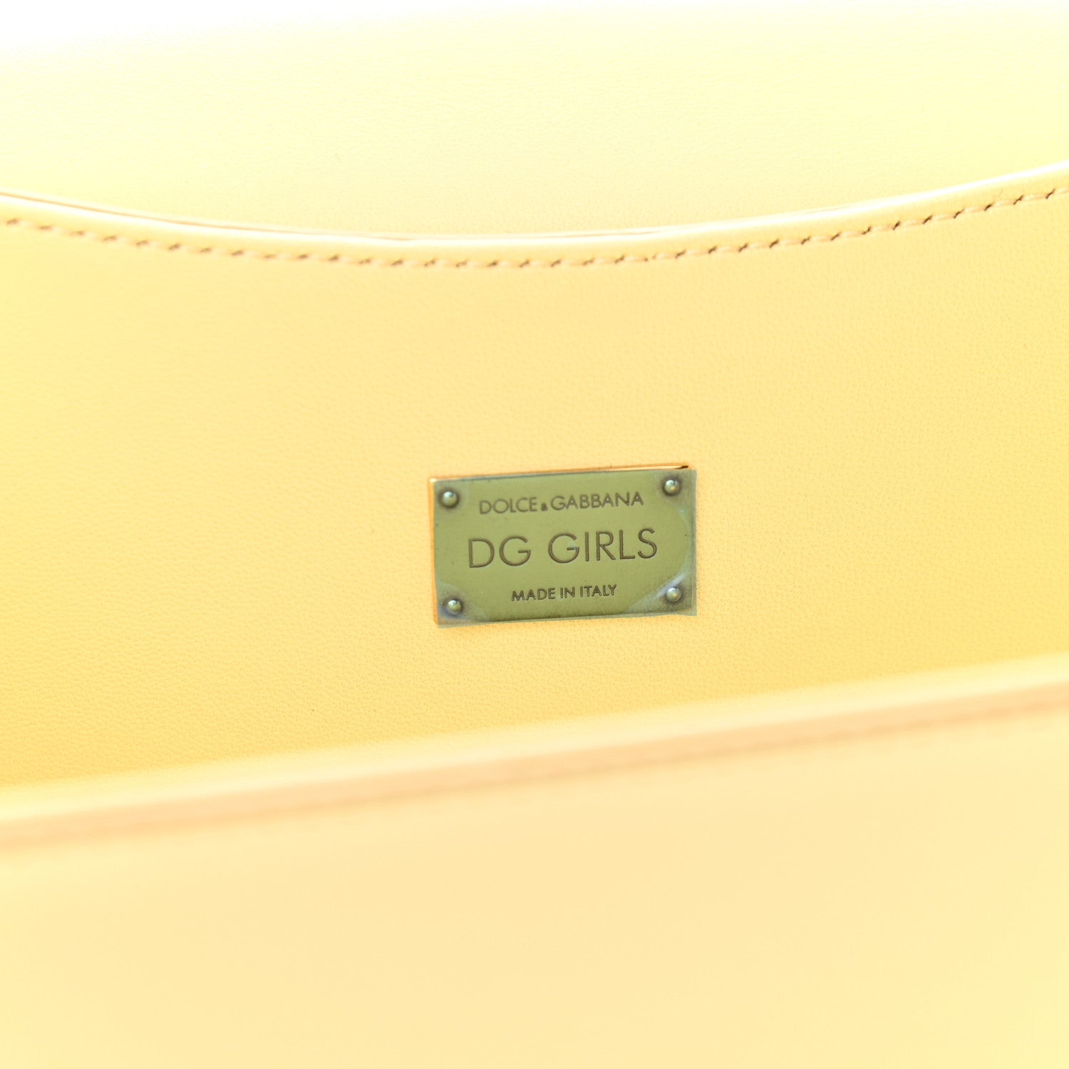 Dolce & Gabbana Brocade DG Girls Shoulder Bag Gold 6 of 9