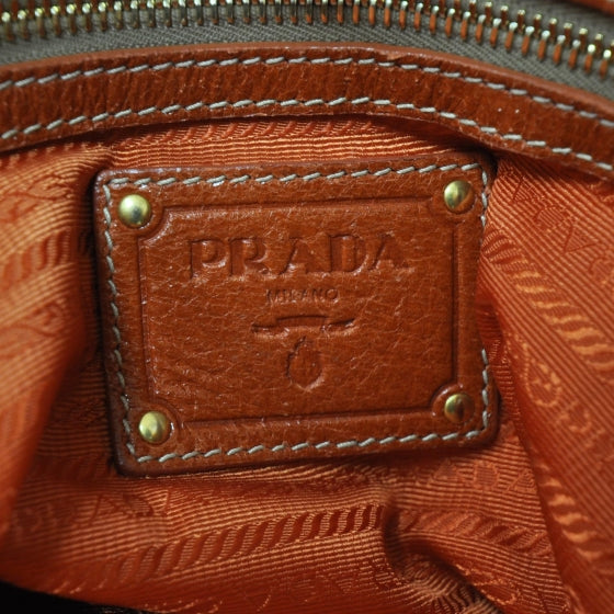 Cervo Lux Chain Shoulder Bag Orange