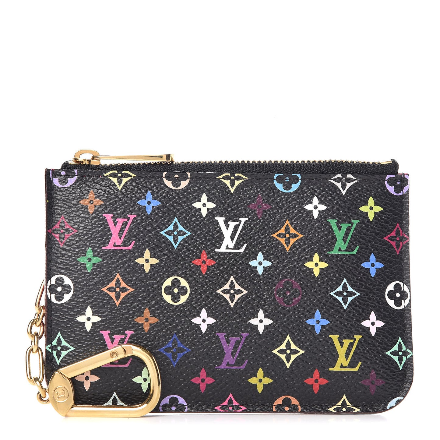 Monogram Multicolor Key Pouch Black Grenade