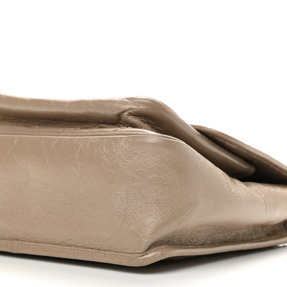 Saint Laurent Crinkled Calfskin Matelasse Monogram Medium Niki Chain Satchel Light Natural 11 of 12
