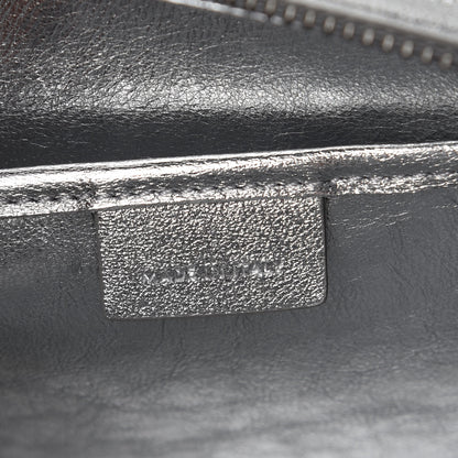 Celine Laminated Lambskin Nano Luggage Silver 5 of 7