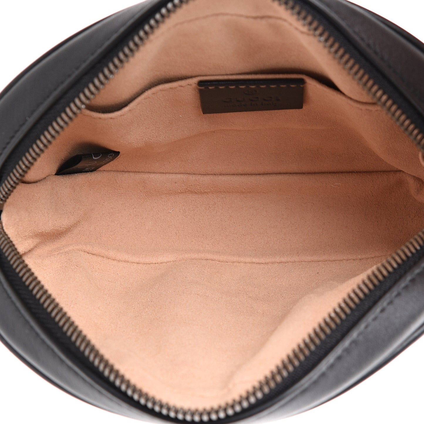 Calfskin Matelasse GG Marmont Belt Bag 85 34 Black
