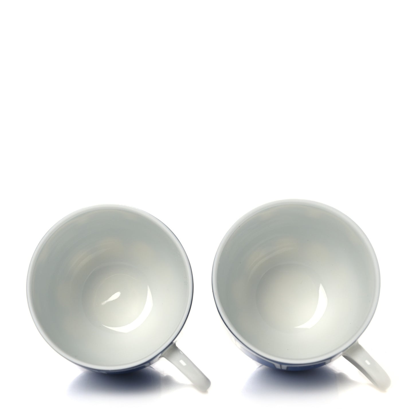 Porcelain Bleus d'Ailleurs Expresso And Saucer Set Of 2