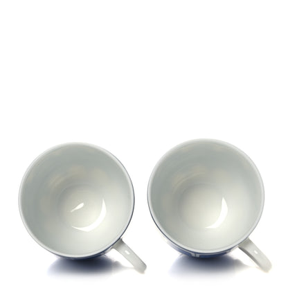 Hermes Porcelain Bleus d'Ailleurs Expresso And Saucer Set Of 2 10 of 12