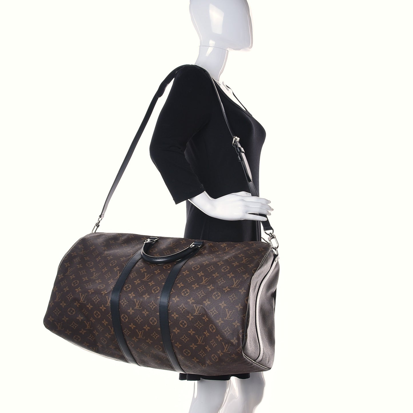 Monogram Macassar Keepall Bandouliere 55