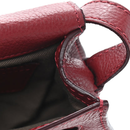 Chloe Calfskin Mini Marcie Round Crossbody Bag Plum Purple 10 of 11