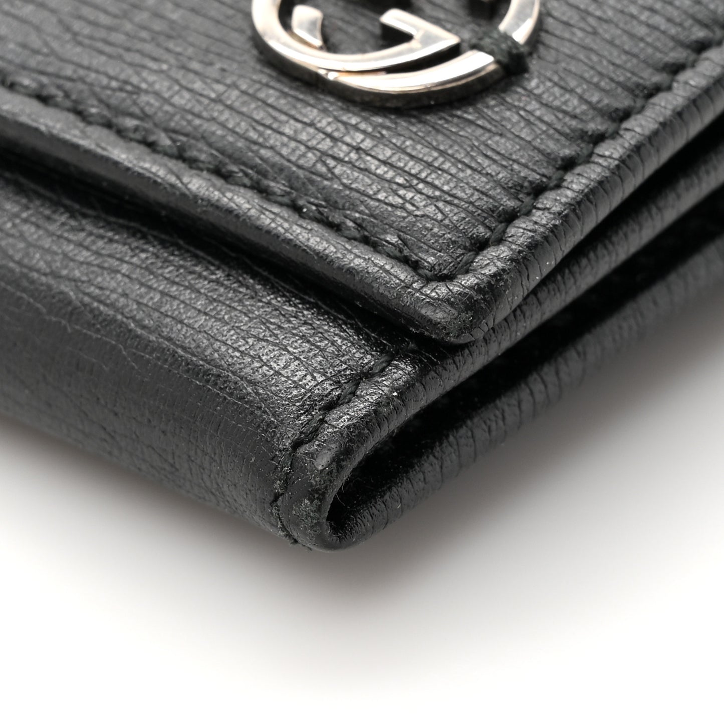 Calfskin Interlocking G Continental Wallet Black