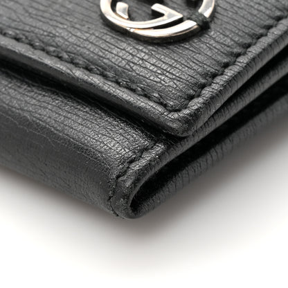 Gucci Calfskin Interlocking G Continental Wallet Black 9 of 12
