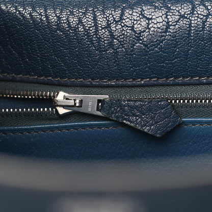 Hermes Chevre De Coromandel Kelly Retourne 35 Bleu De Prusse 28 of 41
