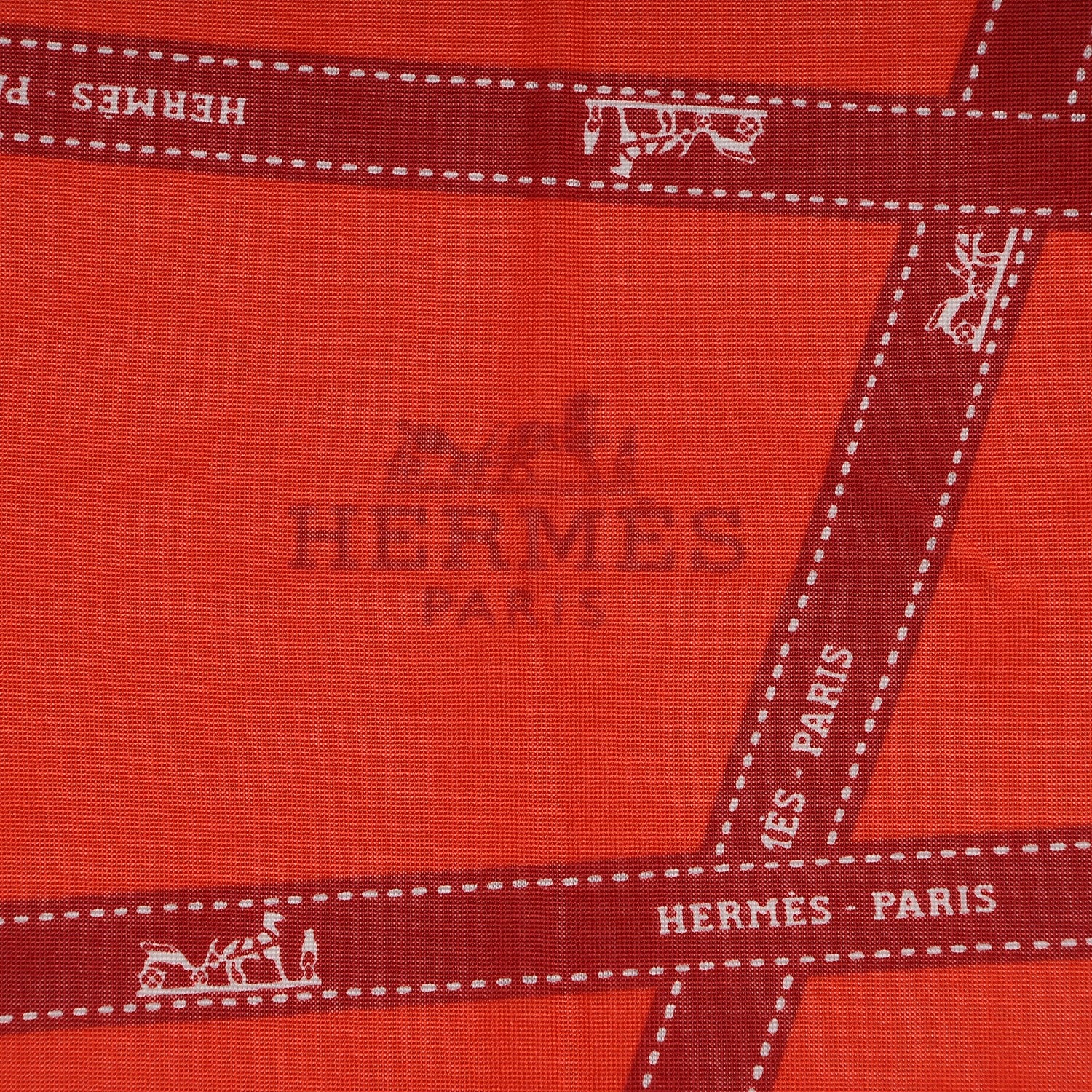 Hermes Silk Jersey Bolduc Scarf 90 3 of 6