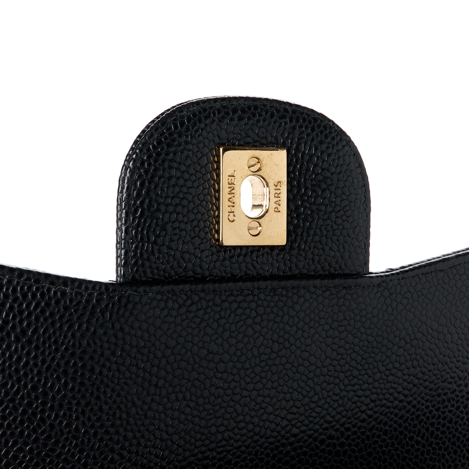 Chanel Caviar Quilted Jumbo Double Flap Black 7 of 13