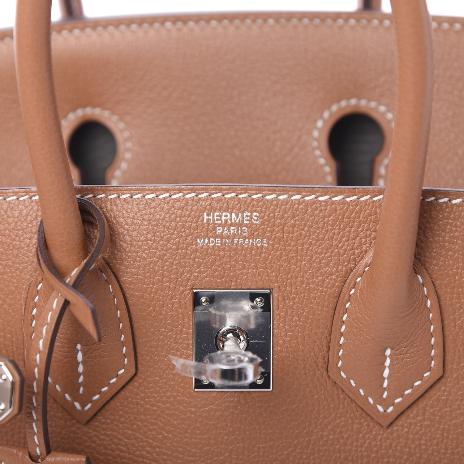 Hermes Taurillon Novillo Verso Birkin 25 Gold Gris Tourterelle 5 of 10